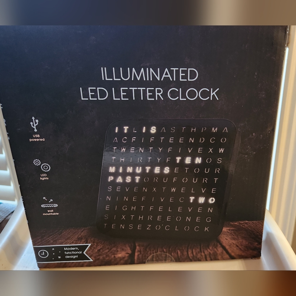 LED Letter Clock